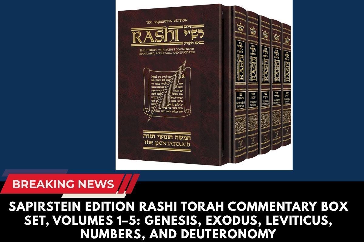 Sapirstein Edition Rashi Torah Commentary Box Set, Volumes 1–5